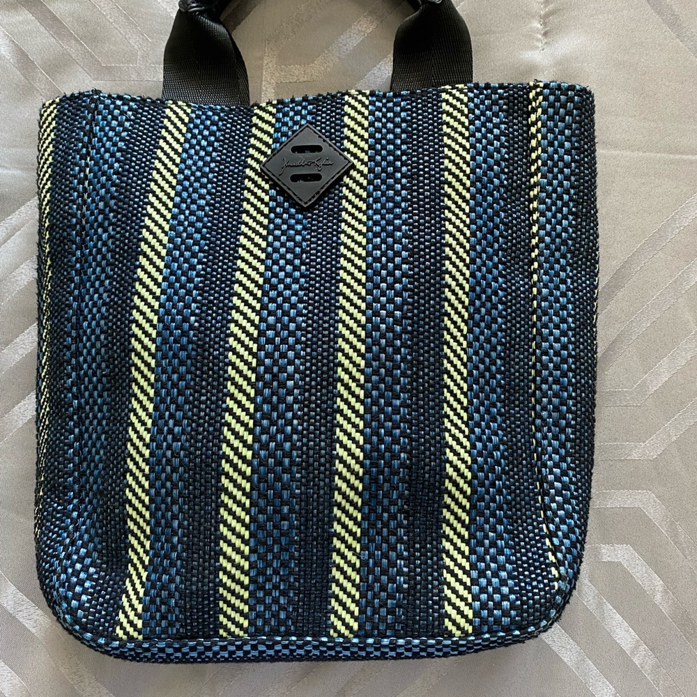 Striped Black and Yellow Men's Bag